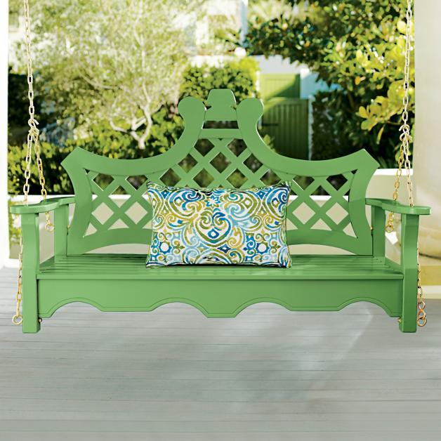 green porch swing Cincinnati Home Builders