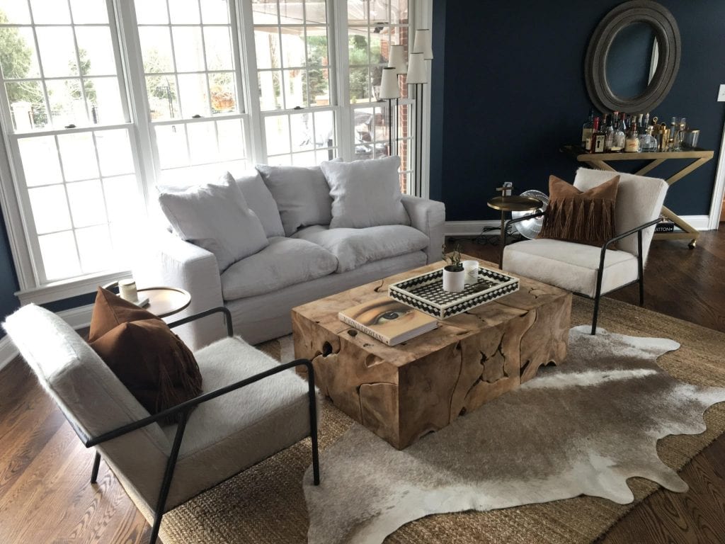 Aubrie Welsh living room design for Cincinnati Home Design