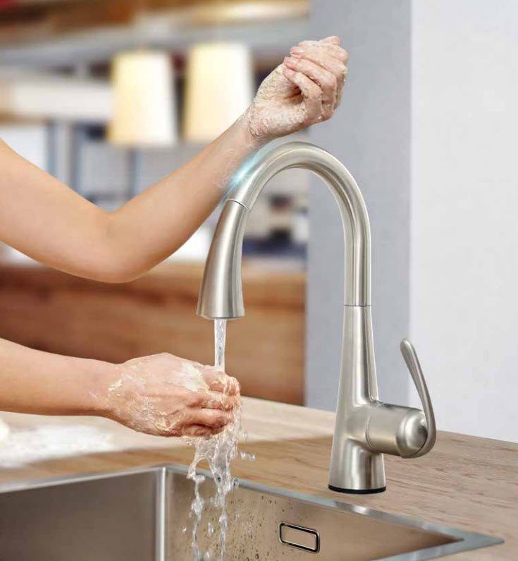 touch faucet for aging in place 