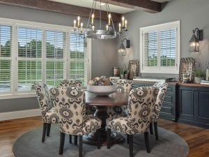 dining room by cincinnati luxury home builder