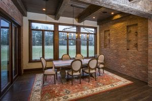 Dining room in estate home Cincinnati