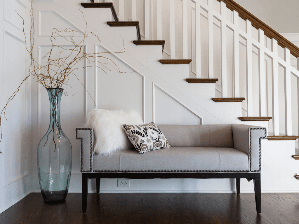 Cincinnati-custom-home-front-staircase-bespoke-Hensley