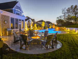 fire pit outdoor fireplace trends