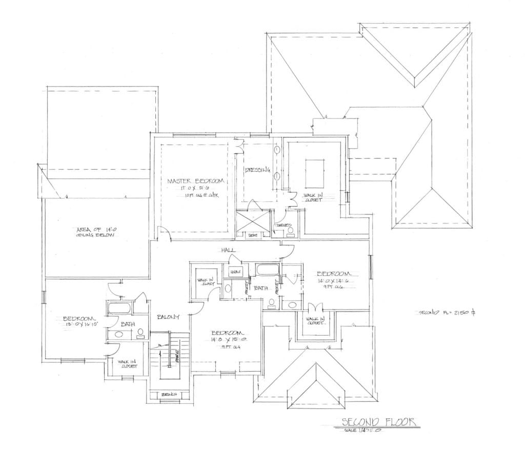 second floor plan for multigenerational house plans 