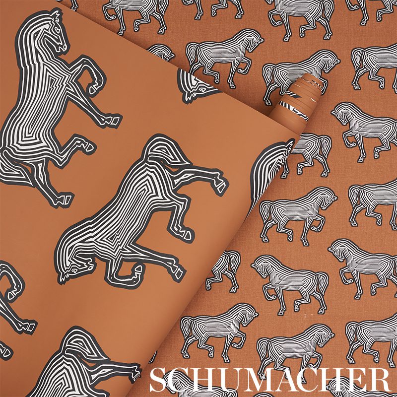 Schumacher Faubourg wallpaper 