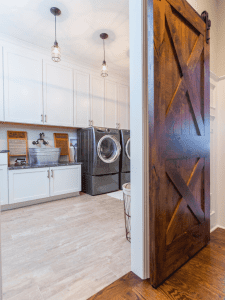 laundry room on first floor