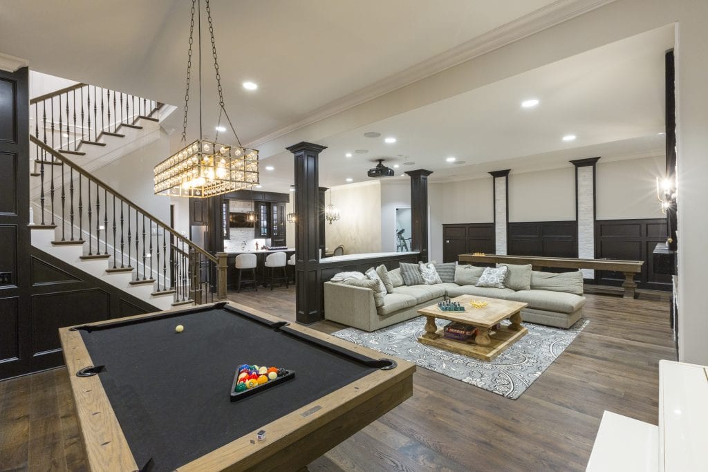 custom home game rooms