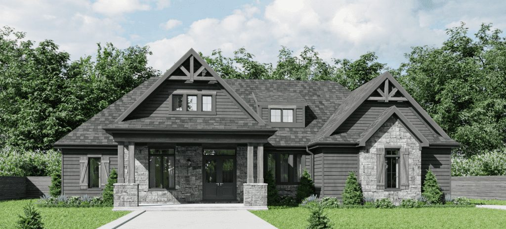 custom home in mason rendering 