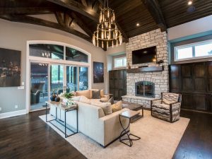 Cincinnati Custom Home living room