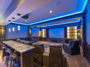 Cincinnati Custom Home theater