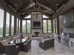 Cincinnati Custom Home patio