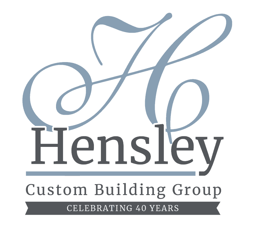 Hensley Homes 40th Anniversary Logo