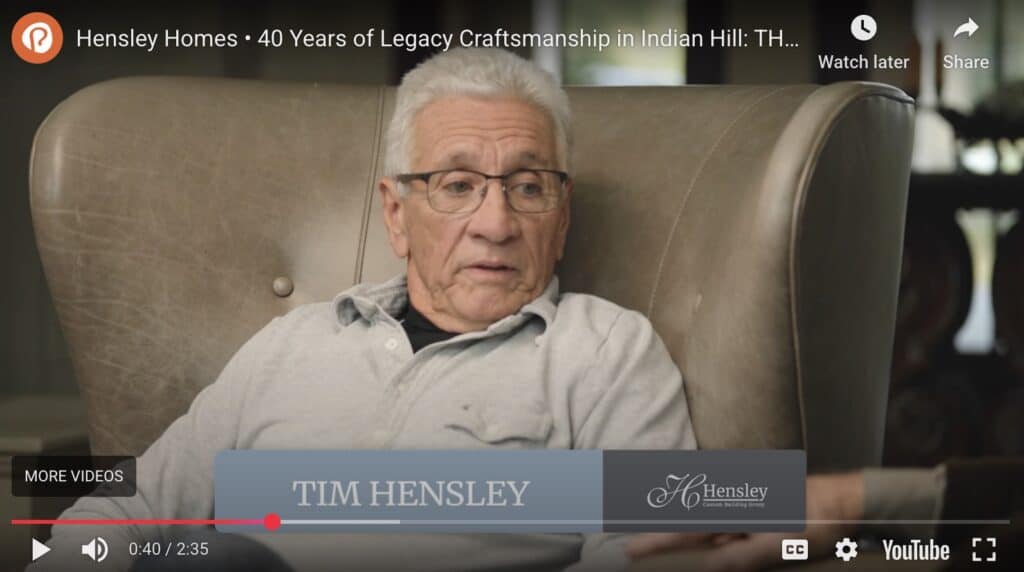 Hensley Homes 40th anniversary video post 3