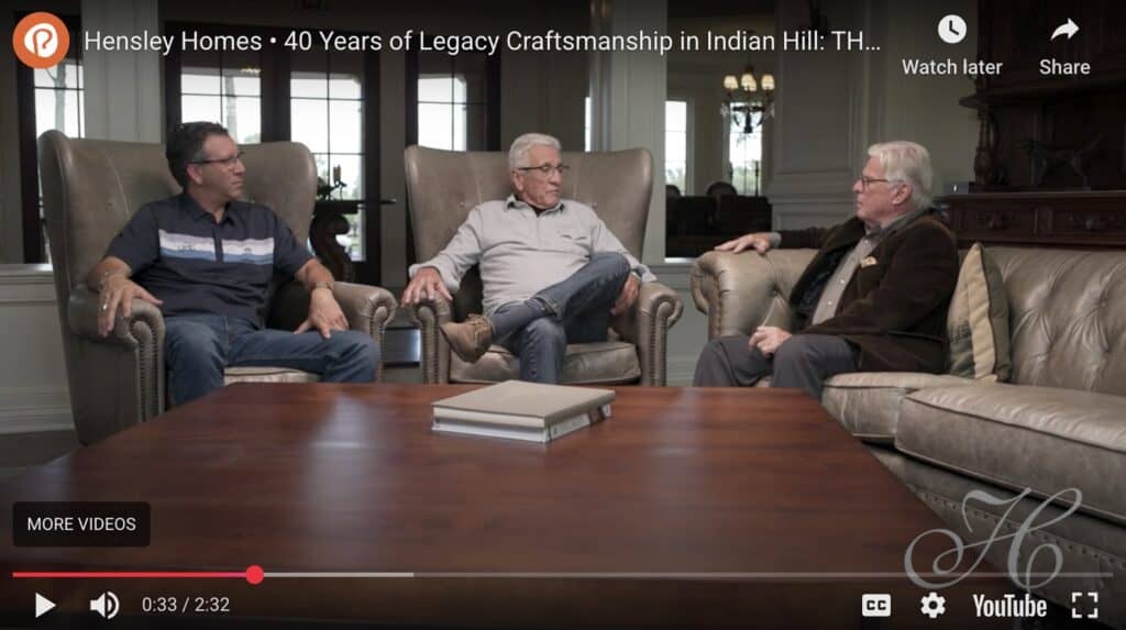 Hensley Homes 40th anniversary video post 4